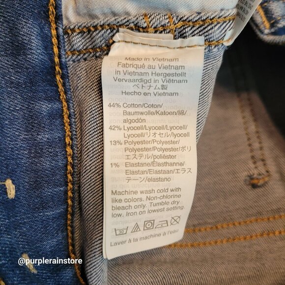 Madewell Jeans Size 27 Stovepipe High Rise Tummy Control Leman Wash MB466 - Picture 6 of 13